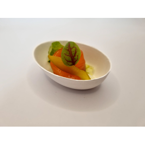 Amuse vis: zalm roosje